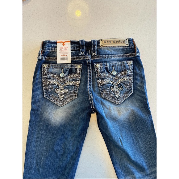 NWT - Rock Revival Ankle Skinny Jeans - size 27 - Celinda - Picture 5 of 5